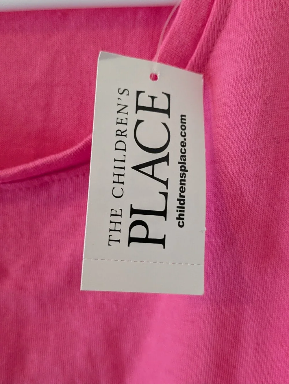 Children’s Place Girls 7/8 Neon Pink Tie Front Tee NWT
